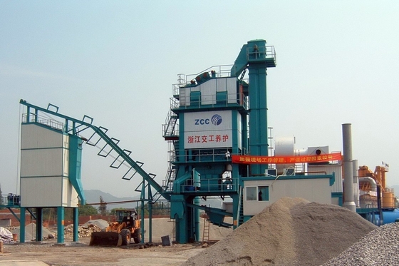 Stationary Asphalt Mixing Plant 45 Seconds Mixing Cycle Batch Type With Schneider Electric Parts