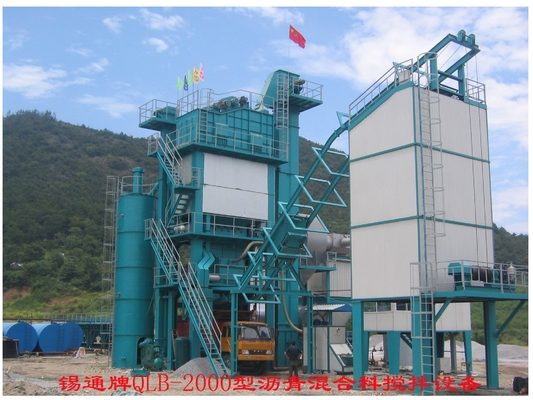 Auto Batching Container Type 160tph Asphalt Hot Mix Plant With ABB Soft Starter