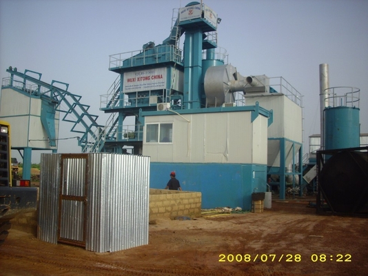 Intermittent Compulsory Method Drum Mix Asphalt Plant , 260KW Power Asphalt Machinery For Road Construction