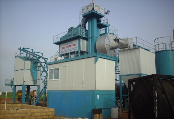 WAM Spiral Conveyor Asphalt Batching Plant , 18.5KW Helical Reducer Asphalt Drum Mixers