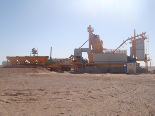 5 Days' Installation 160tph Capacity Mobile Asphalt Mixing Plant 4sets Belt Feeder