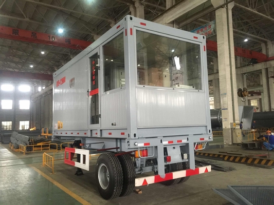4 Decks Sieving Layer Mobile Asphalt Mixing Plant Vibrator 130t/H Screen Capacity
