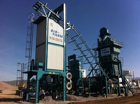 120tph Portable Asphalt Plant ,  Mobile Hot Mix Plant 4 Decks Sieving Layer