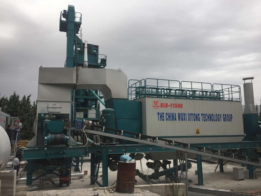 100% Mobile Type 70DB Noise Control Asphalt Plant With 4m Aggregate Feeding Height