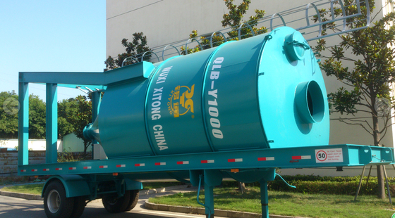 Towing Tractor Drive Mobile Asphalt Batch Mixing Plant With Wearable Blade