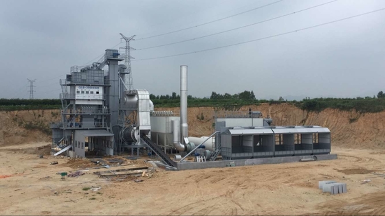 320T Full Environment Friendly Type Asphalt Batch Mix Plant 99% Purifying Rate