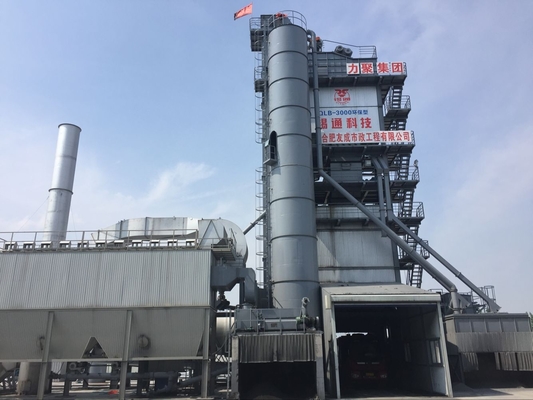 200T Mixed Asphalt Bin Environmental Bitumen Mixing Plants Used In Construction