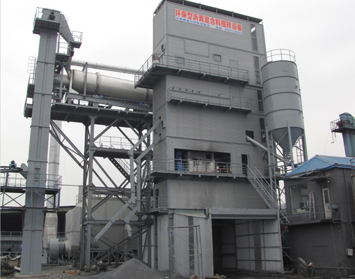 1700 Square Meter Filtering Area Hot Mix Asphalt Plant With 220KW Induced Draft Fan