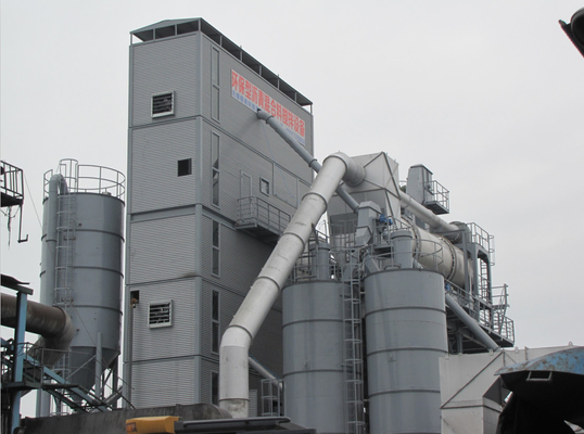 1700 Square Meter Filtering Area Hot Mix Asphalt Plant With 220KW Induced Draft Fan