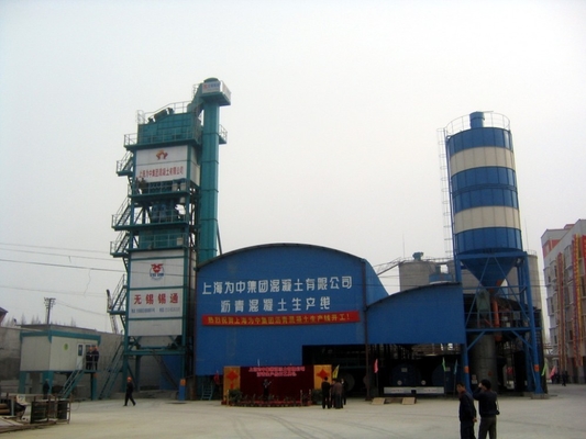 45kw Burner Fan Asphalt Dry Batching Plant , Bitumen Processing Plant 240 Ton Per Hour