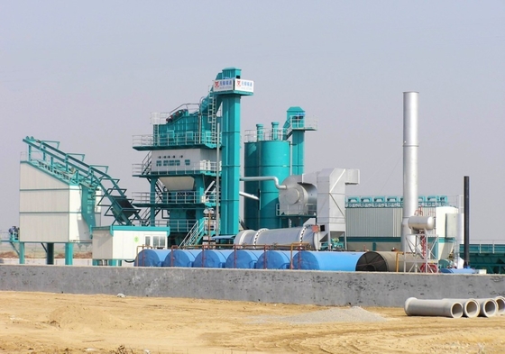 Side - Type 160T Dual Storage Bin Cold Mix Asphalt Plant , 3000KG Trolley Asphalt Road Equipment