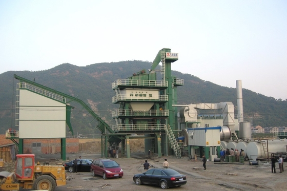 Side - Type 160T Dual Storage Bin Cold Mix Asphalt Plant , 3000KG Trolley Asphalt Road Equipment