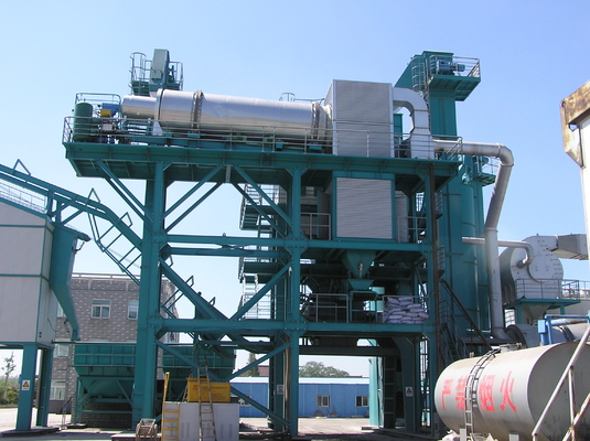80 Ton Recycling Asphalt Machine 380V / 50HZ Power , Asphalt Hot Mix Plant 12 Months Warranty