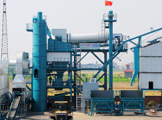 5 - 40mm Old Material Diameter Asphalt Recycling Plant With 500t / H High Toughness Rubber Belt