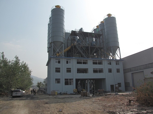 Low Noise 1 ~ 4 Minutes Short Mixing Time Dry Mix Mortar Plant 50t / H Drying Capacity