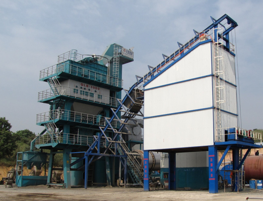 30KW Shaft - Mounted Reducer Asphalt Batch Mix Plant With Anti - Reversal Device