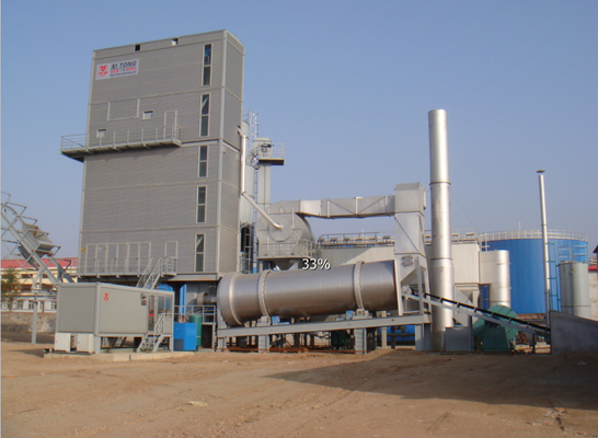 240T Little Emission Asphalt Mixing Machine With 80mm Rock Wool Thermal Preservation