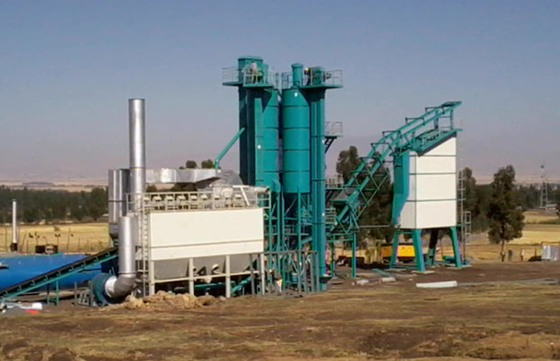180t / H Belt Mobile Asphalt Drum Mixing Plant , 160tph Capacity Batching Plant Equipment
