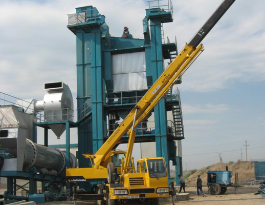 180t / H Belt Mobile Asphalt Drum Mixing Plant , 160tph Capacity Batching Plant Equipment