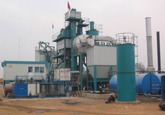 120μM Film Thickness Cold Mix Asphalt Plant WAM Roof Dust Collector For Filler Tank