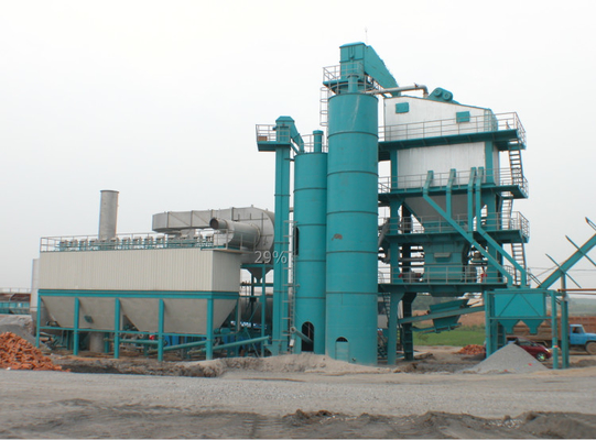 80~150℃ Filtering Bag Aready Mix Batching Plant , 320T / H Asphalt Production Machine