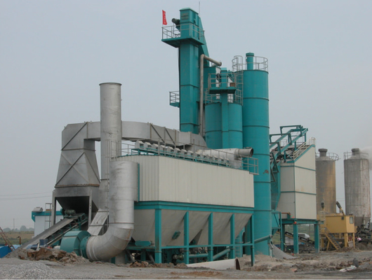 80~150℃ Filtering Bag Aready Mix Batching Plant , 320T / H Asphalt Production Machine