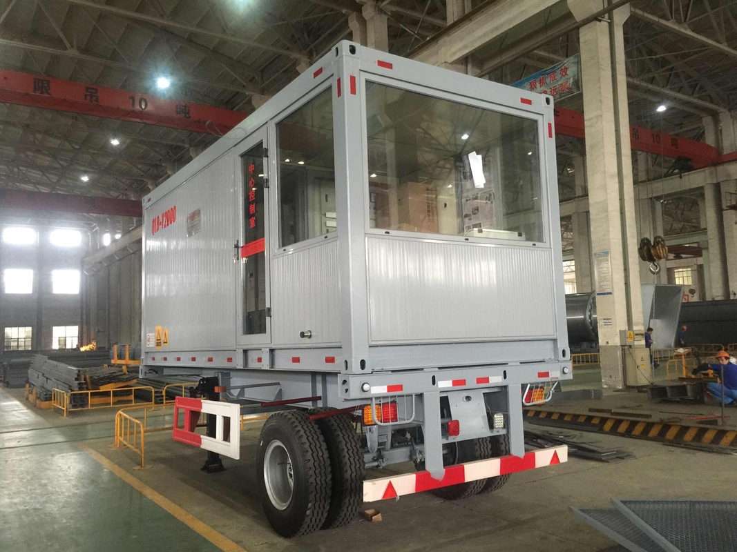 4 Decks Sieving Layer Mobile Asphalt Mixing Plant Vibrator 130t/H Screen Capacity