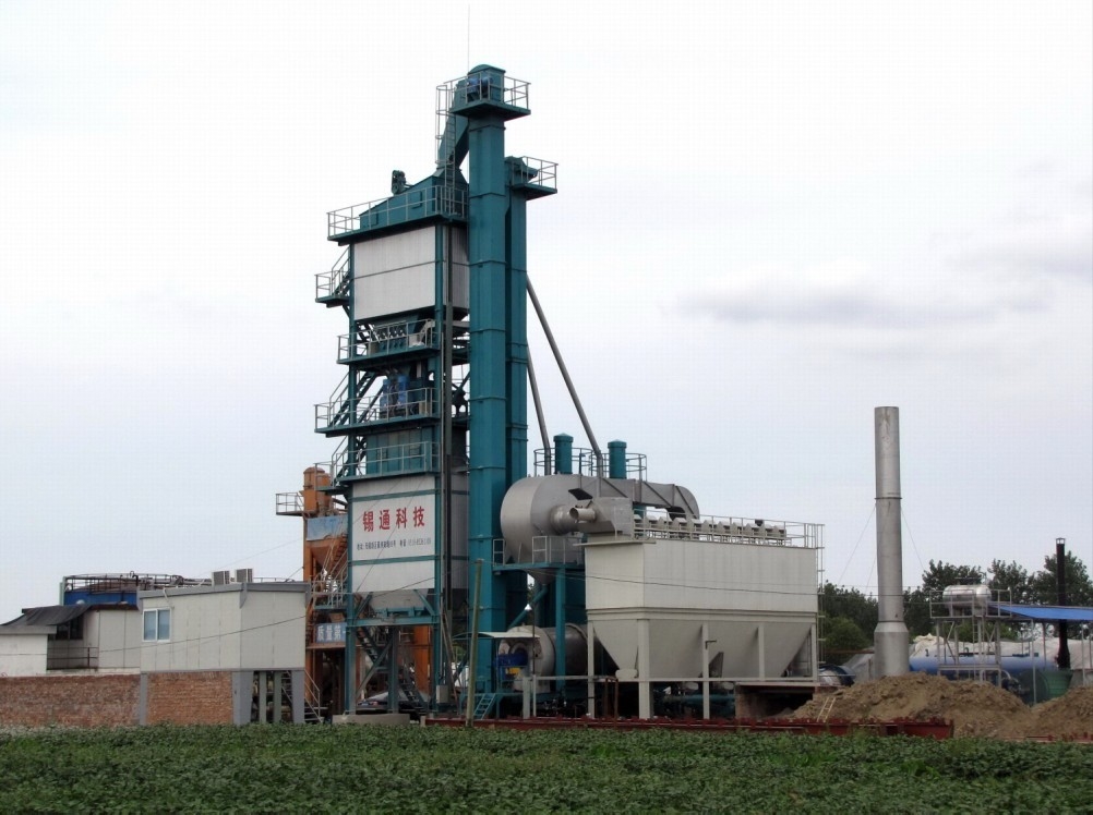 45kw Burner Fan Asphalt Dry Batching Plant , Bitumen Processing Plant 240 Ton Per Hour